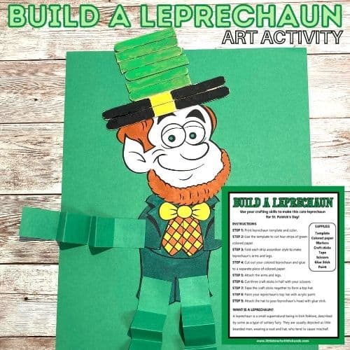 Leprechaun Craft (Free Leprechaun Template)