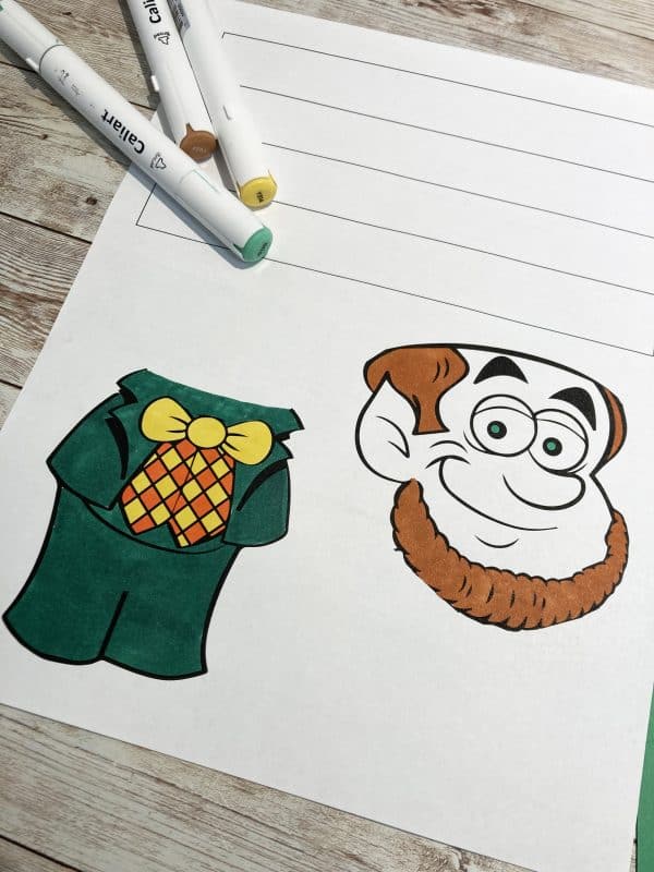 Leprechaun Craft (Free Leprechaun Template) - Little Bins for Little Hands
