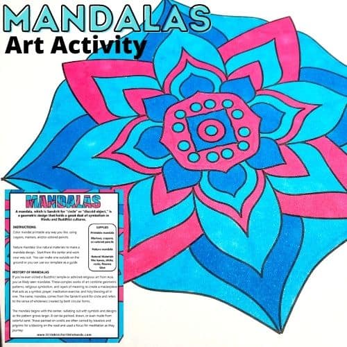 Easy Mandala Art Two Ways!