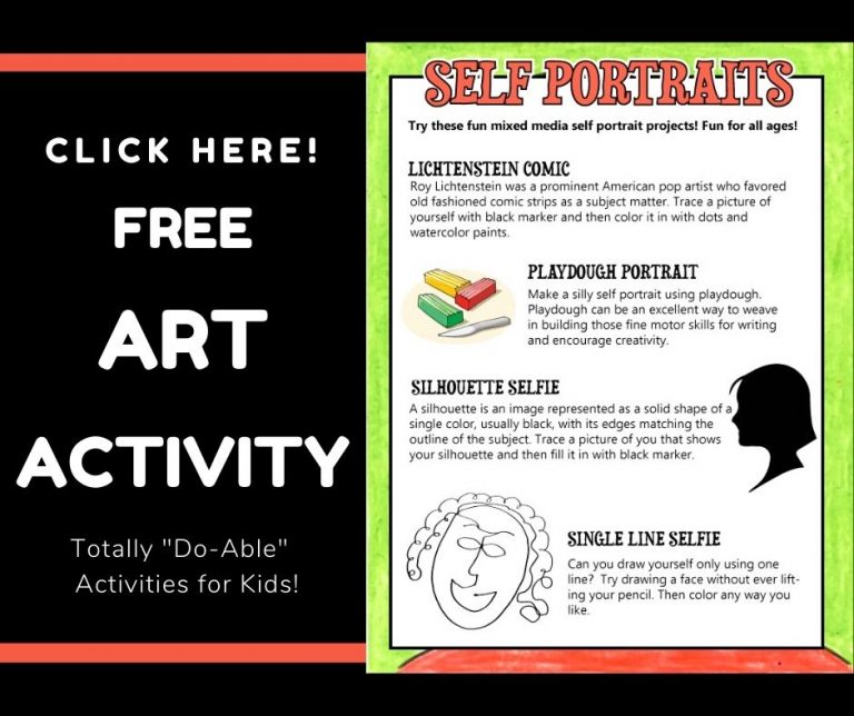 7 Self Portrait Ideas for Kids Art | Little Bins for Little Hands