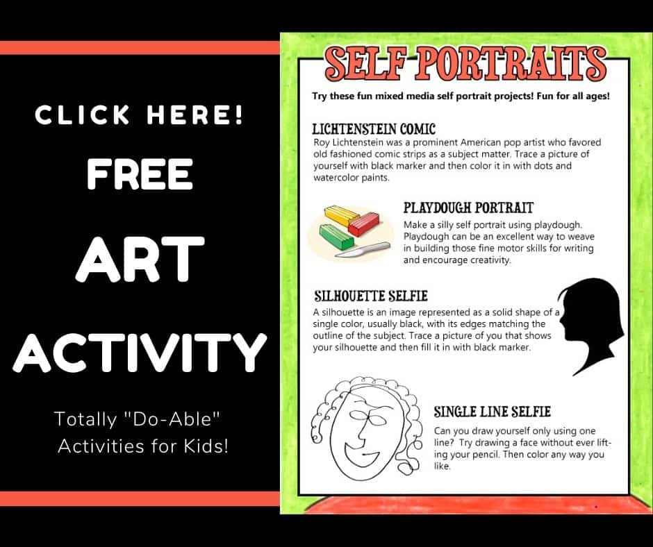 7 Self Portrait Ideas for Kids Art | Little Bins for Little Hands