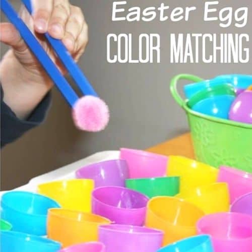 Color Matching Activity For Easter from Little Bins for Little Hands