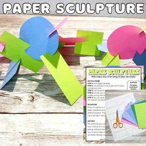 Easy Paper Sculptures For Kids