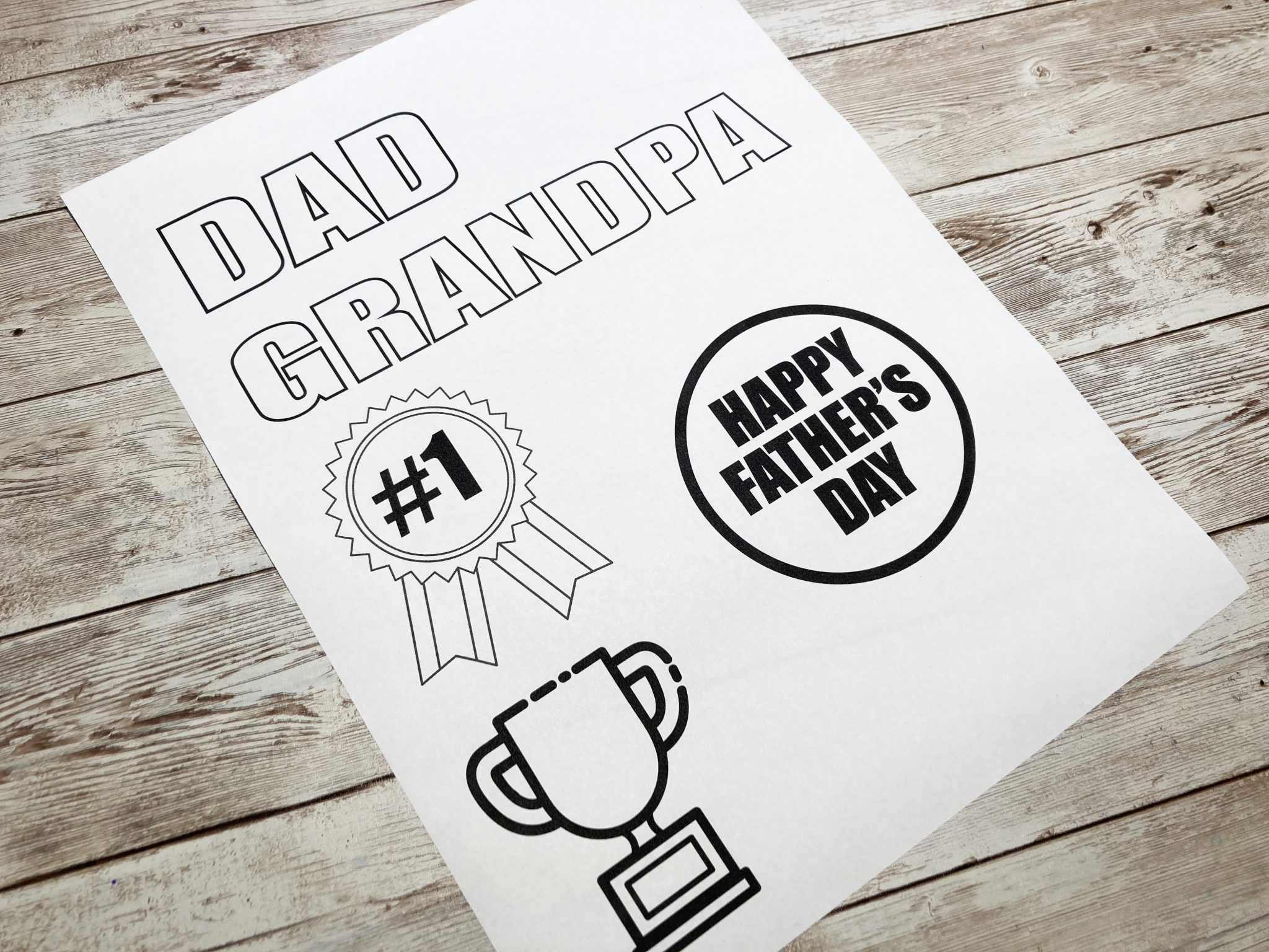 Father's Day Pop Up Card - Little Bins for Little Hands