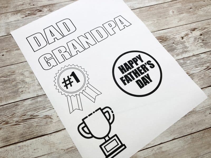 Father's Day Pop Up Card - Little Bins for Little Hands
