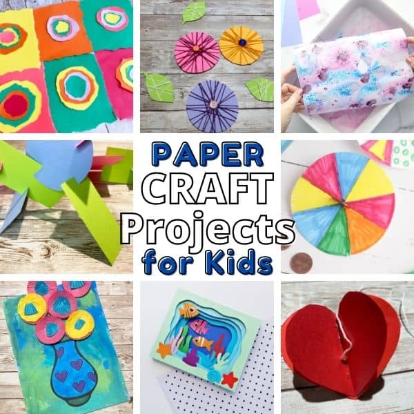 75 Simple & Easy Paper Crafts For Kids - Little Bins for Little Hands