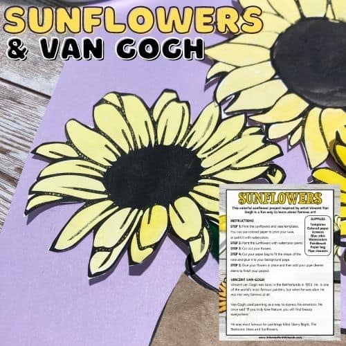 Sunflower Art With Vincent Van Gogh