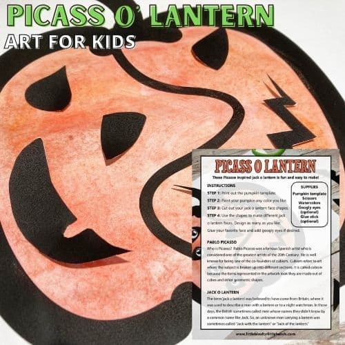Picasso Jack O’Lantern Halloween Art