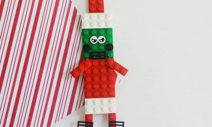 The Grinch made out of Legos.