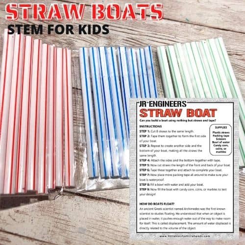 Straw Boats STEM Challenge