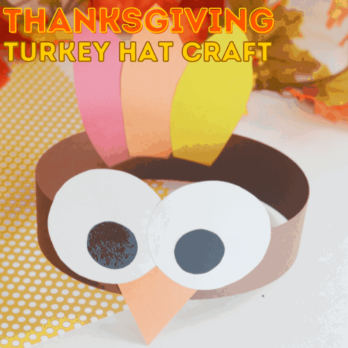 Thanksgiving Turkey hat craft.