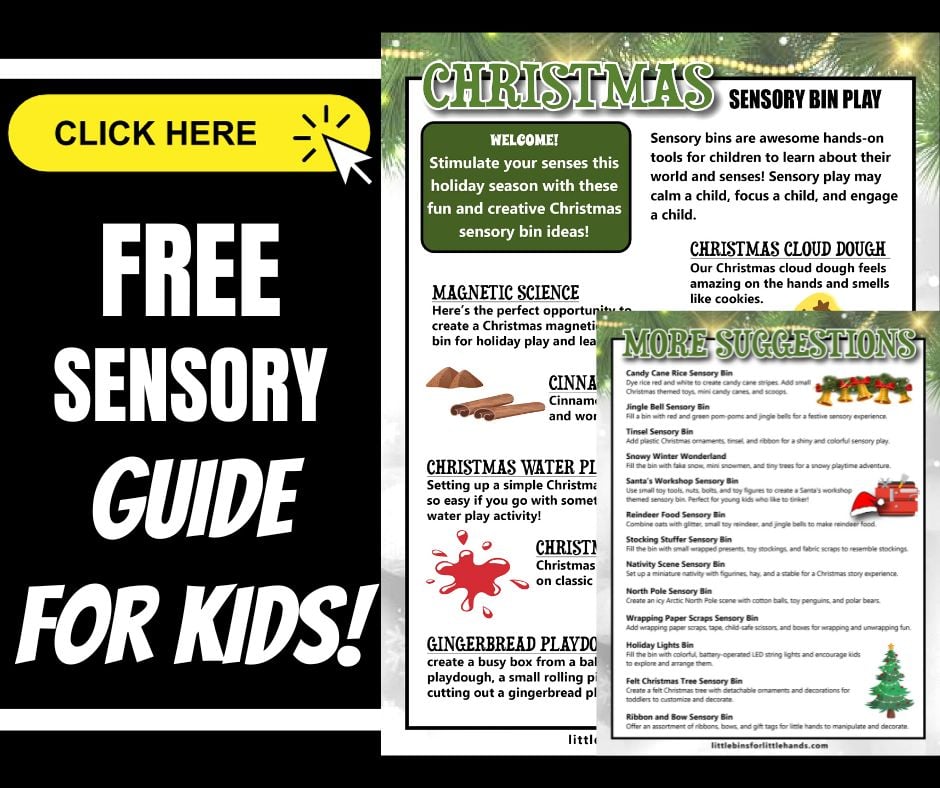 21 Christmas Sensory Bin Ideas - Little Bins for Little Hands