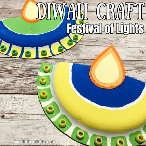 Paper Candle Diwali Craft