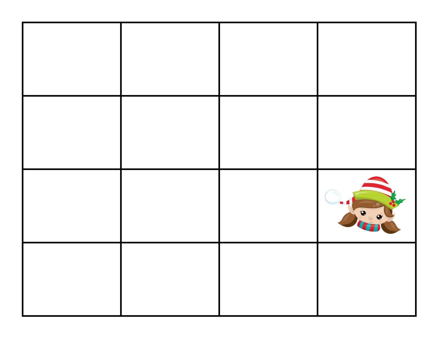 Screen-Free Christmas Coding Game for Kids (Algorithm Activity)