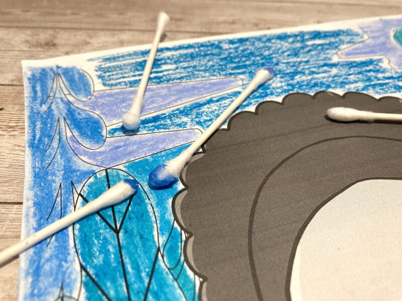 Frida Kahlo Winter Art Project - Little Bins for Little Hands