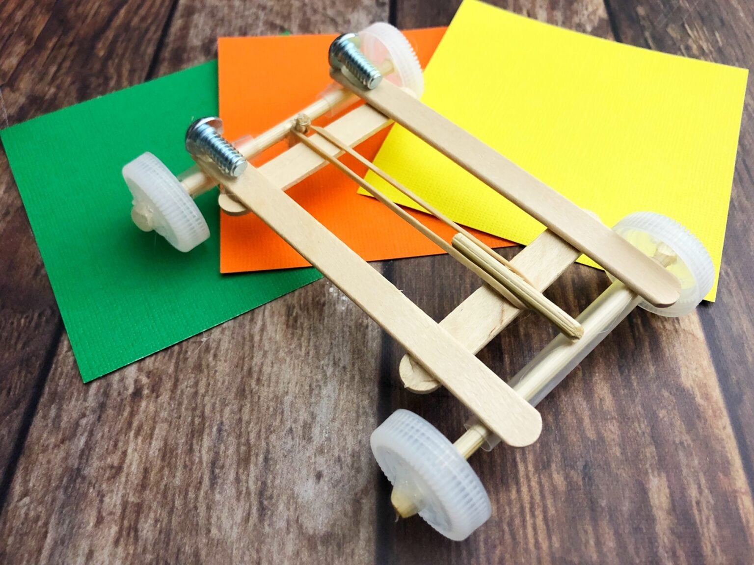How To Make A Rubber Band Car Little Bins for Little Hands
