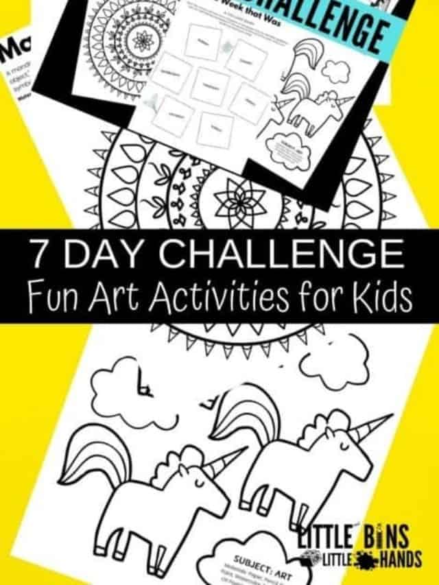 35+ Art Projects for Kids (Free 7 Day Challenge!) Story