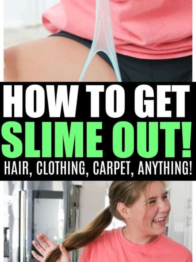 How to Get Slime Out of Clothes and Hair! Cover