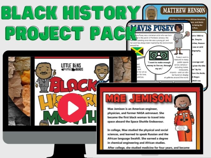 black history scrapbook paper