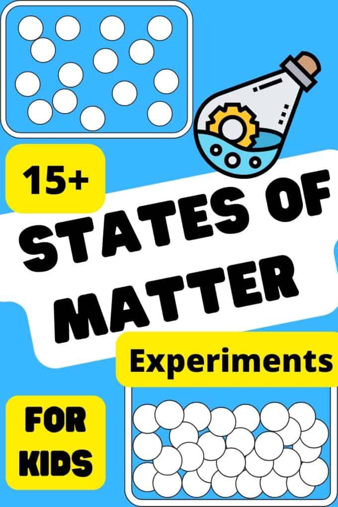 states of matter experiments for kids