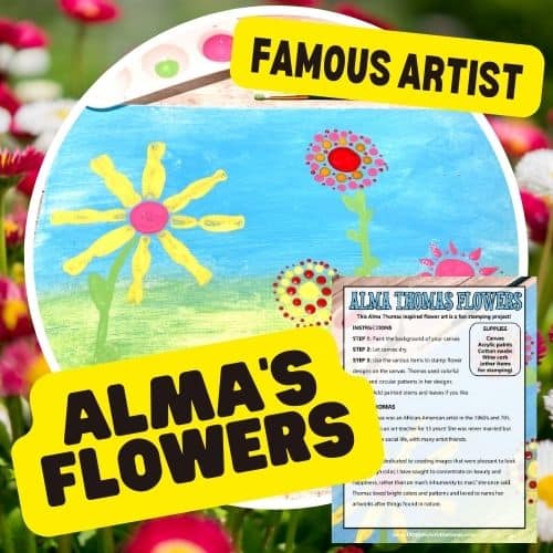Easy Flower Painting For Kids