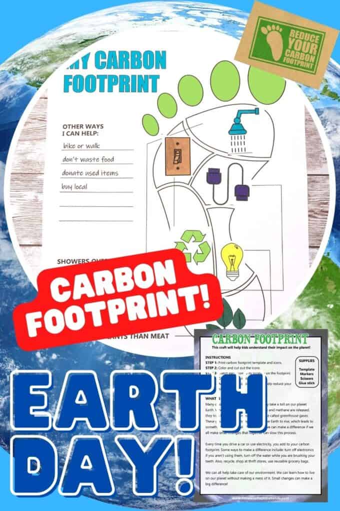 Carbon Footprint Worksheet For Kids