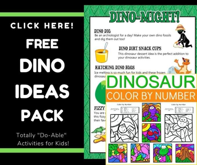 Dinosaur Craft for Kids Montessori Activity - Mighty Kids