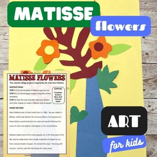 Matisse Flowers Activity