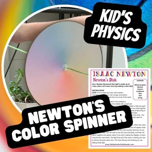 Color Wheel Spinner For STEM - Little Bins for Little Hands