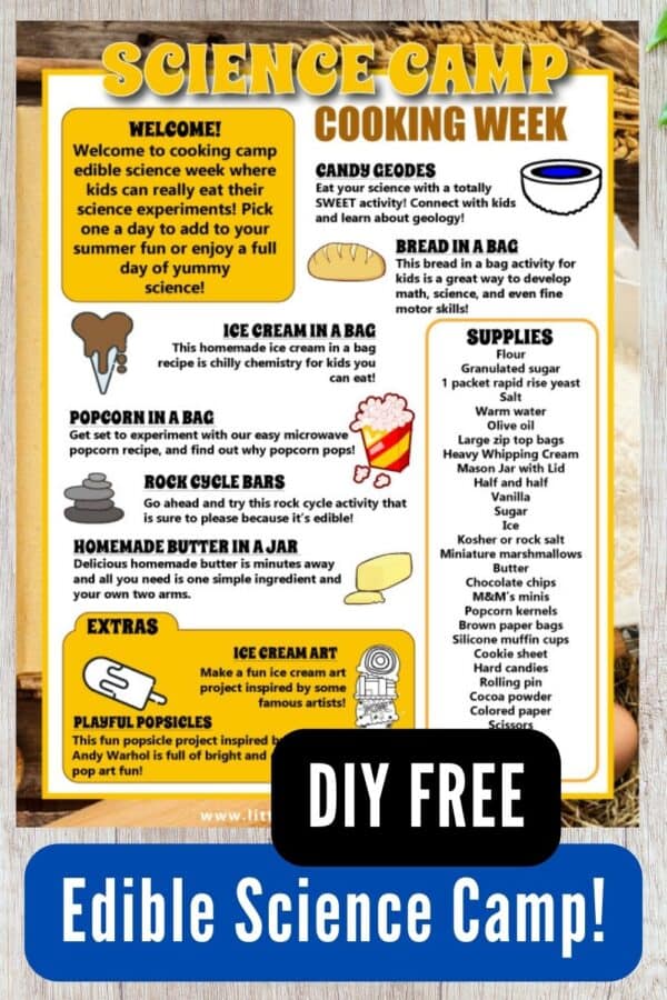 Cooking Summer Camp for Kids: Edible Science Fun!