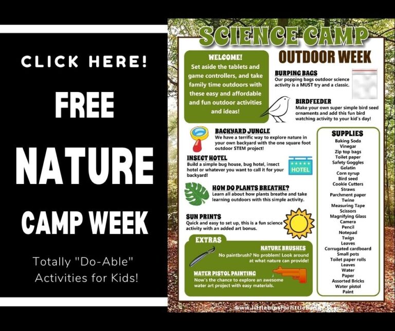 Fun Outdoor Science Activities for Kids - Little Bins for Little Hands