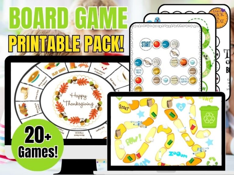 Printable Board Games For Kids