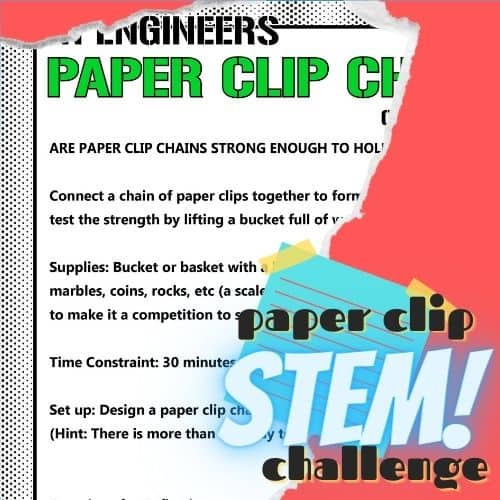 Paper Clip STEM Challenge