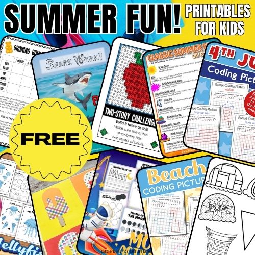 Free Summer Printables For Kids