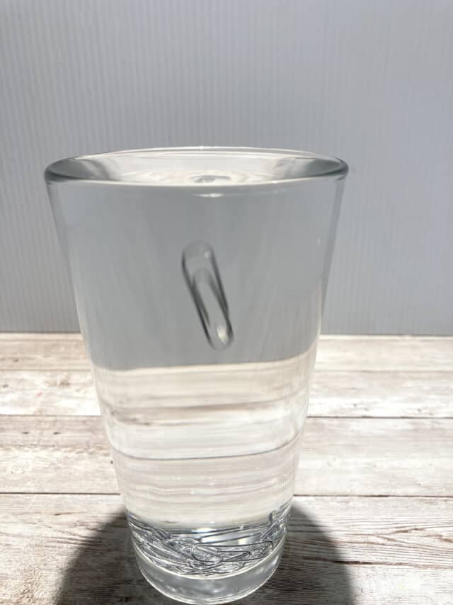 How Many Paper Clips Fit In A Glass Of Water?