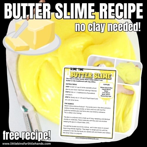 How To Make Butter Slime Without Clay