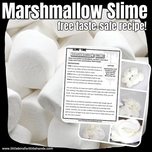 Marshmallow Edible Slime Recipe