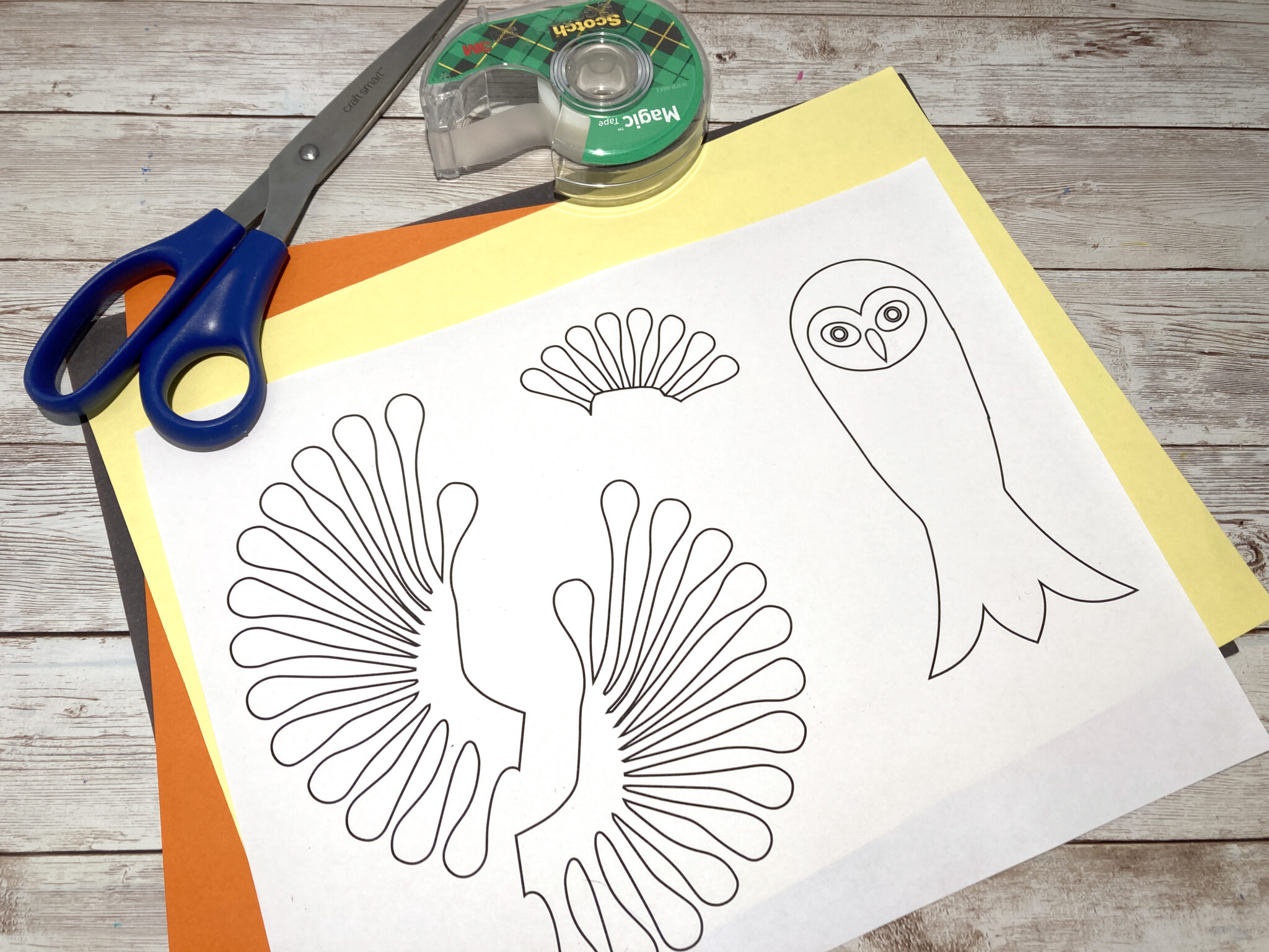 Owl Art Project For Kids - Little Bins for Little Hands