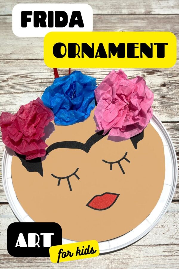Frida Kahlo Christmas Ornament - Little Bins for Little Hands