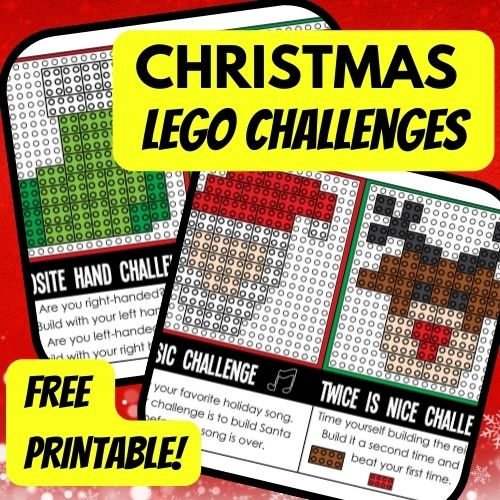 Christmas LEGO Challenge Cards