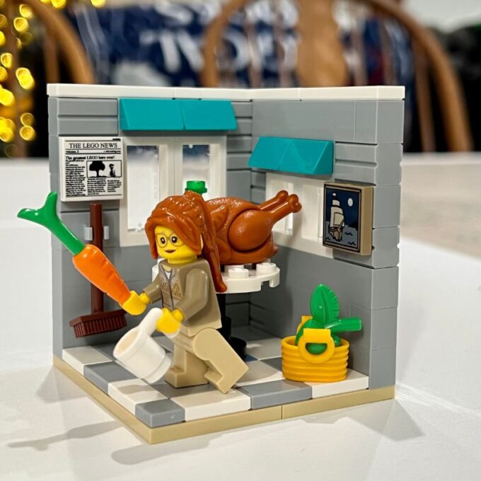 adding a fun minifigure to your lego habitat