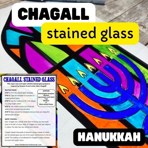 Stained Glass Craft For Hanukkah