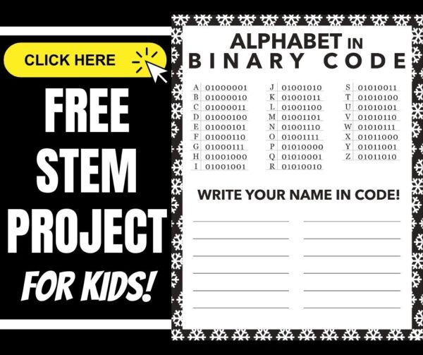 Binary Code Christmas Ornament | Little Bins for Little Hands