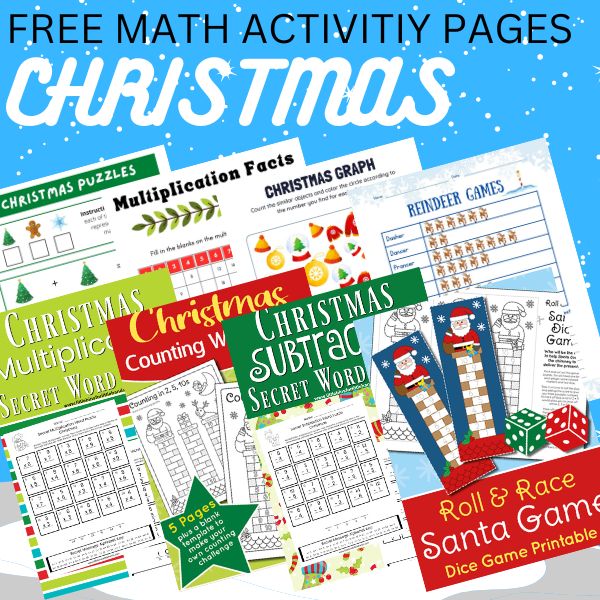 Christmas Math Activities & Printable Worksheets