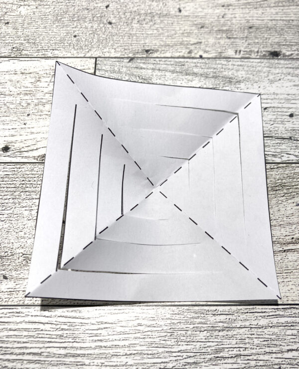 3D Paper Snowflakes: Printable Template - Little Bins for Little Hands