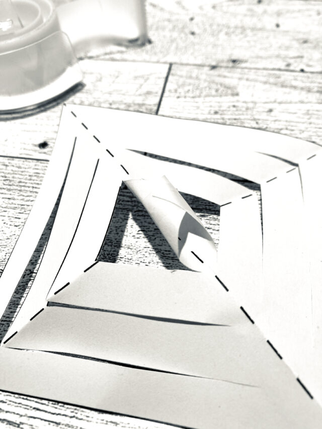 3D Paper Snowflakes: Printable Template - Little Bins for Little Hands