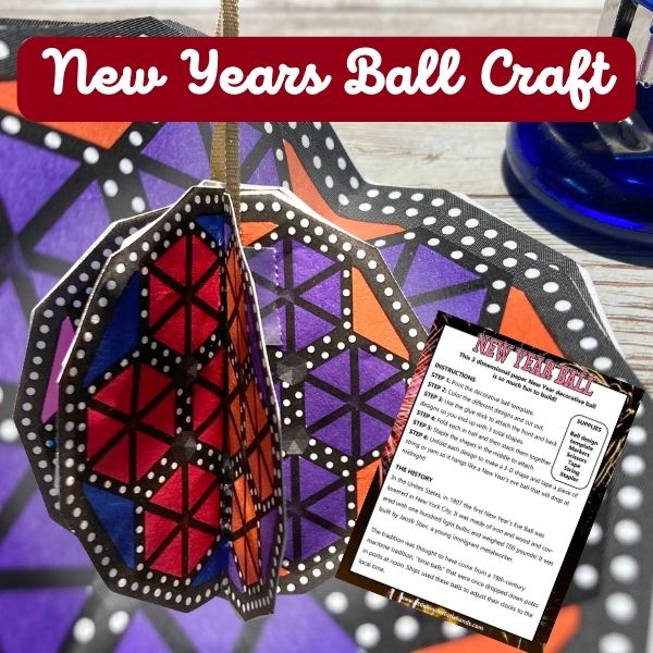 New Years Ball Drop Craft