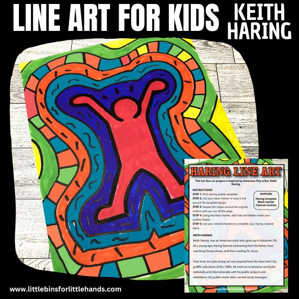 Line Art for Kids with Keith Haring