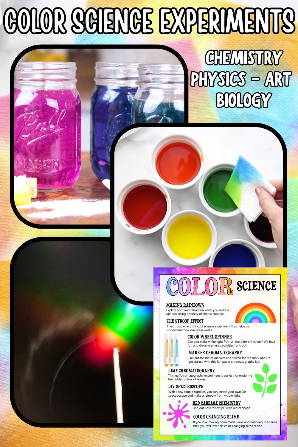 Color Science Experiments for Kids (Easy STEAM Activities)