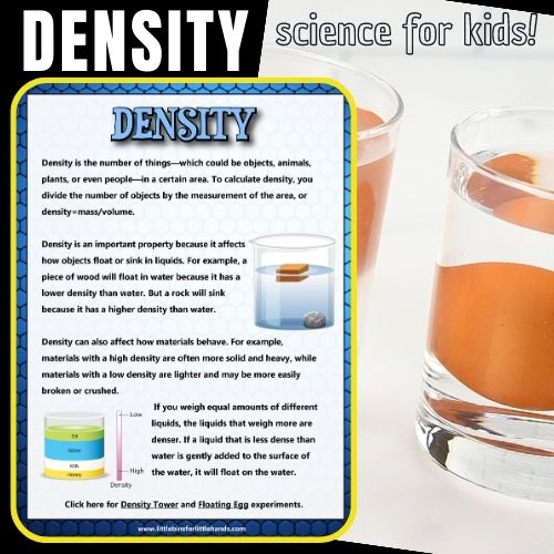 Density Experiments For Kids